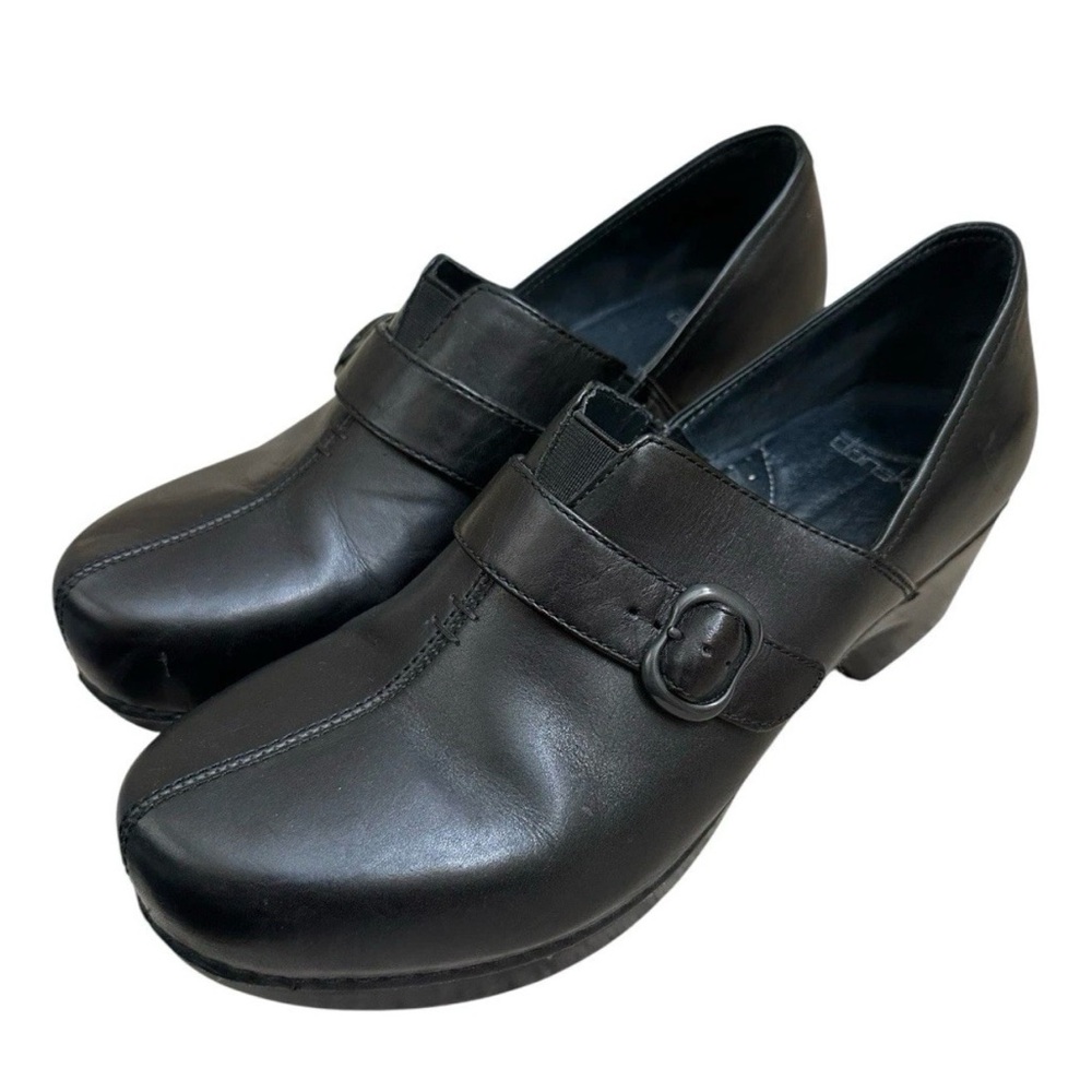 Dansko Tamara Leather Clogs Buckle Strap Style 4800020200 EU Size 42 US 11.5-12